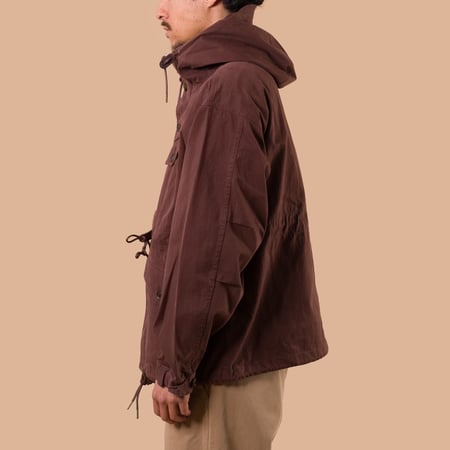 image flâneurs FRIZMWORKS / French M47 Parka Brown de profil