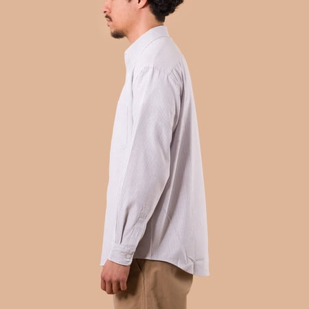 OG Stripe Oversized Shirt Grey 	Chemises