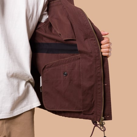 image flâneurs FRIZMWORKS / French M47 Parka Brown de détail 4