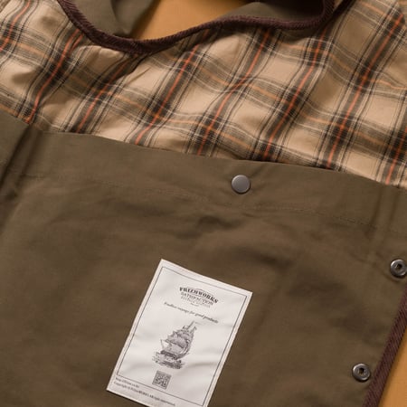 image flâneurs FRIZMWORKS / Heritage Hunting Vest olive de de détail 2