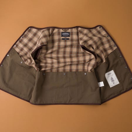 image flâneurs FRIZMWORKS / Heritage Hunting Vest olive de de détail 3