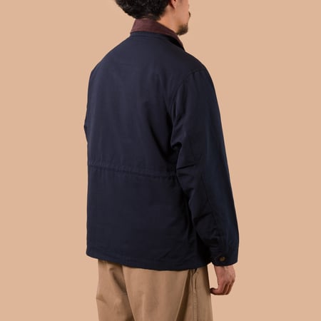 image flâneurs FRIZMWORKS / Royal Hunting Jacket Navy de dos