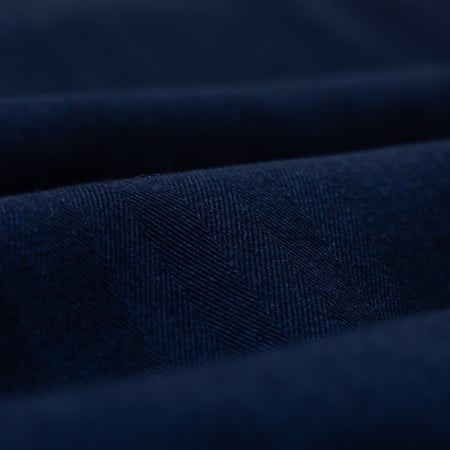 détail flâneurs UNIVERSAL WORKS Attendant Shirt Indigo Recycled Herringbone (1)
