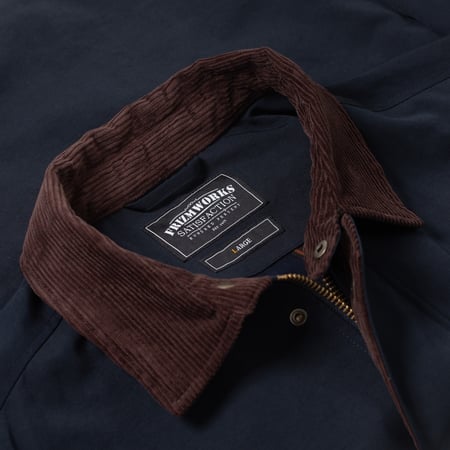 col flaneurs veste FRIZMWORKS Royal Hunting Jacket Navy (2)