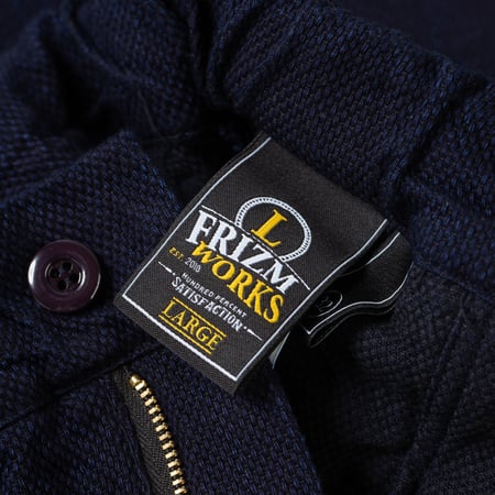 tag flaneurs Frizmworks Sashiko Denim Balloon Pants Indigo (4)