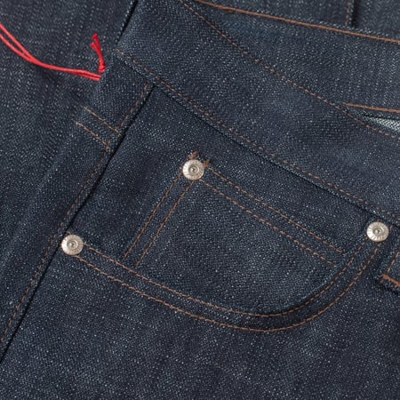 coin pocket  NAKED & FAMOUS  SuperGuy Greencast Slub Stretch Selvedge (3)