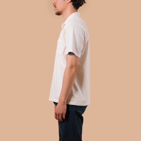 image flâneurs GOOD ON / S/S Open Tee Shirts P-Natural de profil