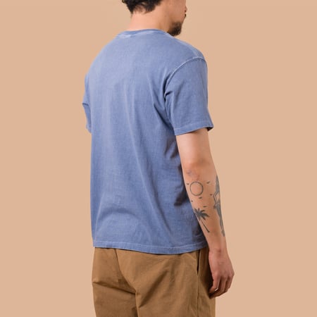 GOOD ON  Short Sleeve Crew T-Shirt P-Ajisai image flâneurs porté de dos (1)