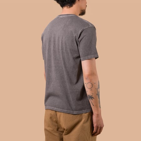 image flâneurs GOOD ON / Short Sleeve Crew T-Shirt P-Grey de dos