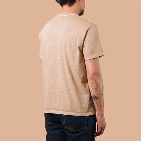 image flâneurs GOOD ON / Short Sleeve Crew T-Shirt P-Latte de dos