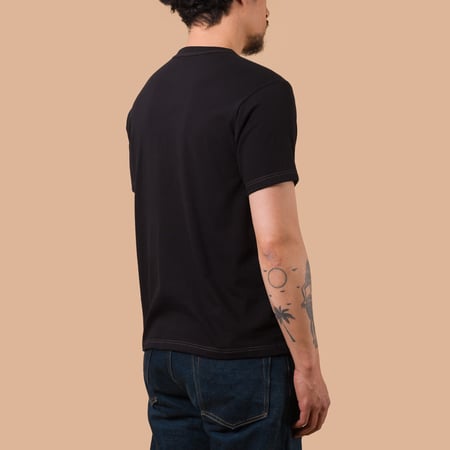 image flâneurs WHITESVILLE / 2-Pack Tubular T-Shirt Black de dos