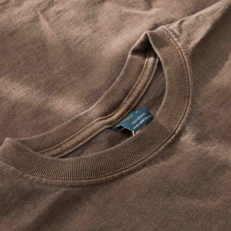 Short Sleeve Crew T-Shirt in P-Brown
