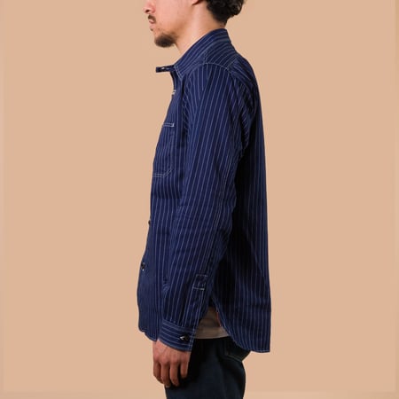 "Fiction Romance" 8.5oz Wabash Stripe Work Shirt