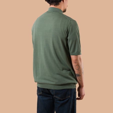 image flâneurs MOONCASTLE / Ice Cotton Poloneck Olive dos