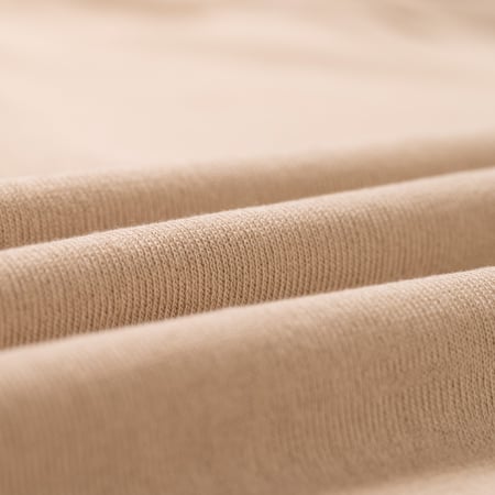 Ice Cotton Poloneck Latte Beige