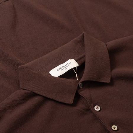 Ice Cotton Poloneck Brown