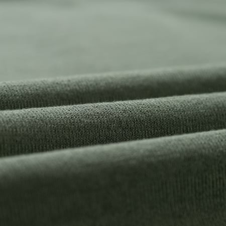 image flâneurs MOONCASTLE / Ice Cotton Relax Crewneck Olive détail matière