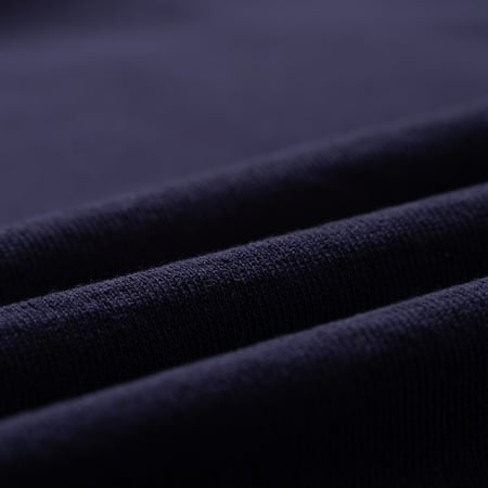 image flâneurs MOONCASTLE / Ice Cotton Relax Crewneck Navy détail matière