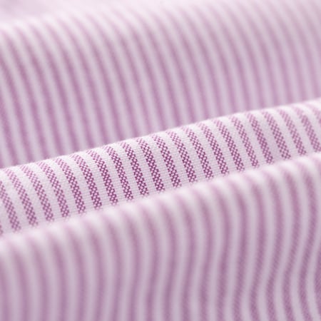 image flâneurs FRIZMWORKS / OG Stripe Oversized Shirt Purple détail matière