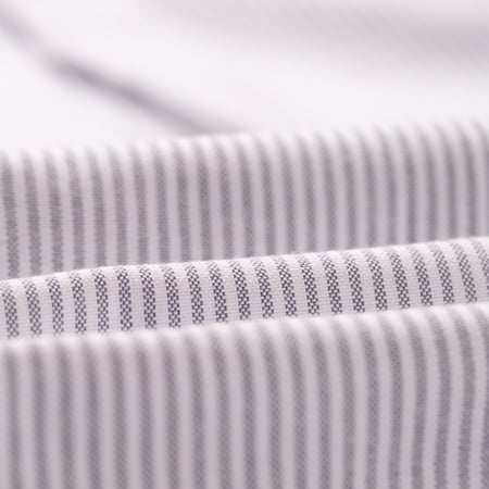 image flâneurs FRIZMWORKS / OG Stripe Oversized Shirt Grey détail matière