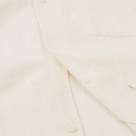 image flâneurs KARDO x FLANEURS  SS Shirt Khadi Handloom Natural détail  (3)