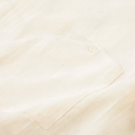 image flâneurs KARDO x FLANEURS  SS Shirt Khadi Handloom Natural détail  (4)