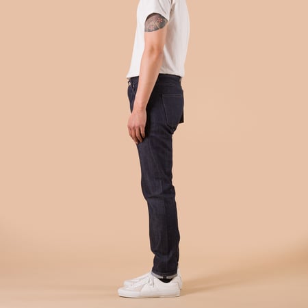 Image_Flâneurs_NAKED & FAMOUS / SuperGuy Indigo Selvedge_de-profil