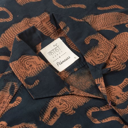 detail flaneurs KARDO x FLANEURS chemisette motif Shirt BP69