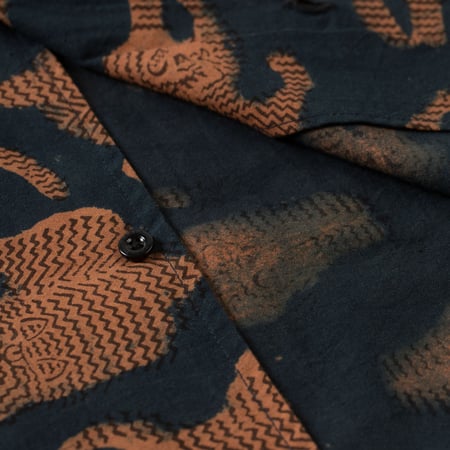 detail flaneurs KARDO x FLANEURS chemisette motif Shirt BP69 inside