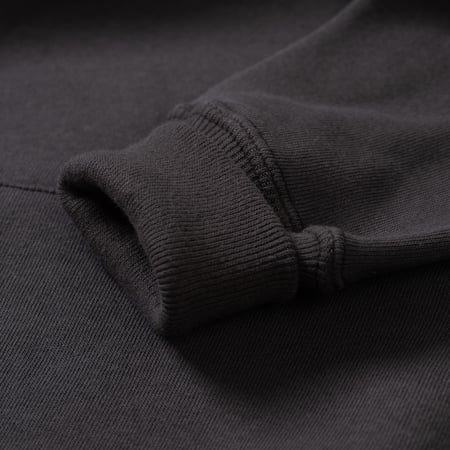détails flaneurs WAREHOUSE & CO.  Lot. 450 Two Needle Hooded Sweatshirt sumikuro (3)