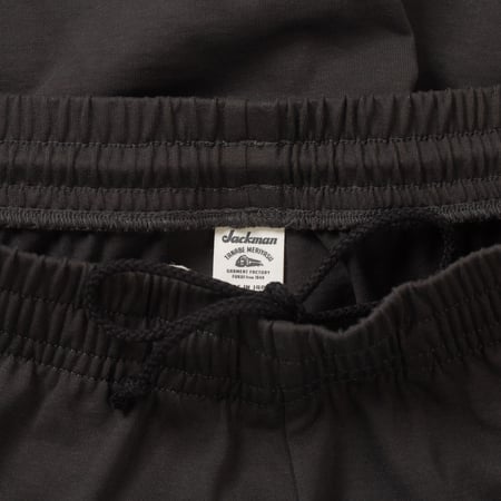 détail flaneurs JACKMAN  Grace Shorts Smoky Black