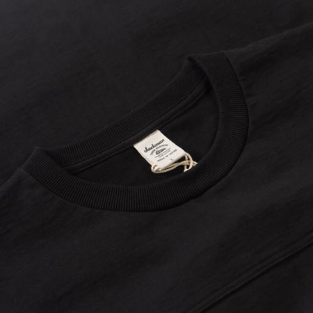 détails flaneurs JACKMAN teeshirt Dotsume Pocket HS T-Shirt Black (2)