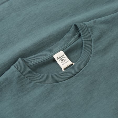 détail flaneurs JACKMAN Dotsume T-Shirt Cloudy Green (2)