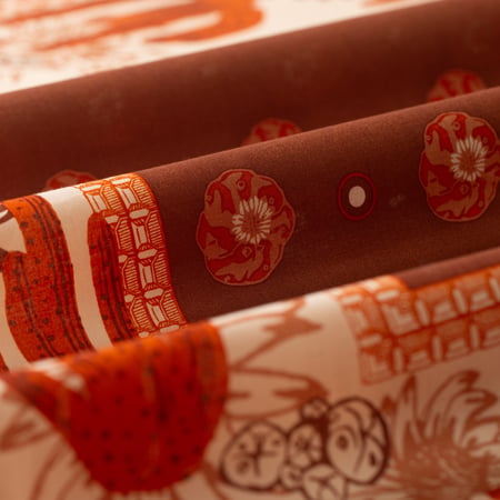 détail one ear brand Hikuri Bandana Gingerbread (1)