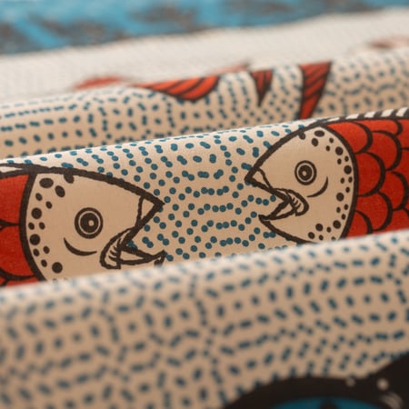 detail flaneurs ONE EAR BRAND Sakana Bandana Mosaic Tile (2)