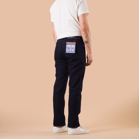image flâneurs NAKED & FAMOUS / TrueGuy Maekake Dobby Indigo dos