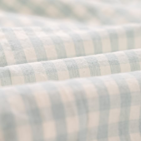 Melange Check Work Shirt Pale Green