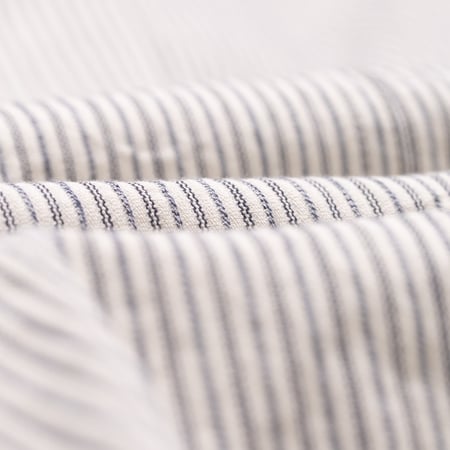 Image Flâneurs SUGAR CANE / "Fiction Romance" 8oz Indigo Stripe Work Coat détail matière