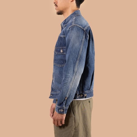 14.25oz Denim Jacket Type II 1953 Aged Model