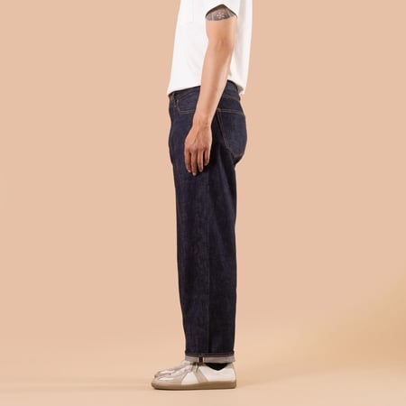 Image-Flâneurs_JAPAN BLUE JEANS / J504 Loose Fit 12,5oz_de-profil