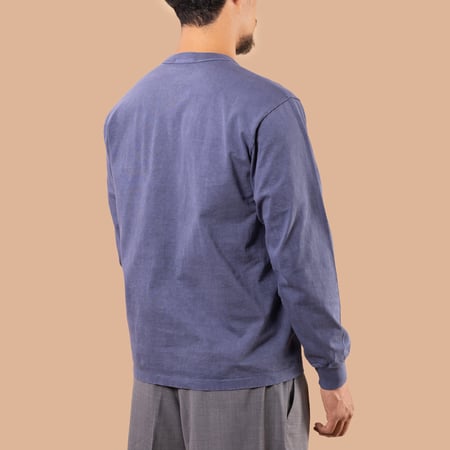 image flâneurs XX DEVELOPMENT / "SURE MFG" 7,5oz Pocket L/S Tee Nasvy dos