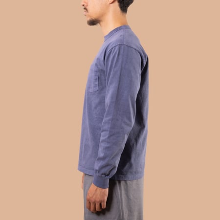 image flâneurs XX DEVELOPMENT / "SURE MFG" 7,5oz Pocket L/S Tee Nasvy profil