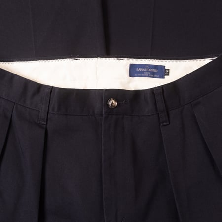 Image flâneurs BARNSTORMER / 1955UC 2Pleated Chino Navy  détail 1