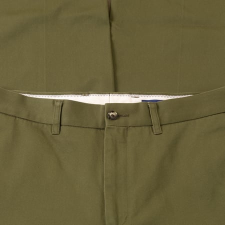 Image flâneurs BARNSTORMER / 1952UC Flat Front Chino Olive détail 1