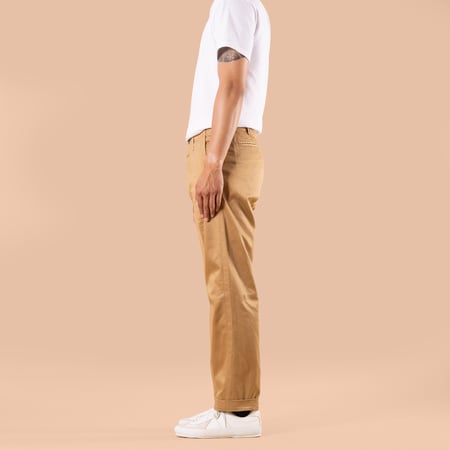 Image flâneurs ONI DENIM / 747-WP-KHB West Point Chino Khaki Beige profil