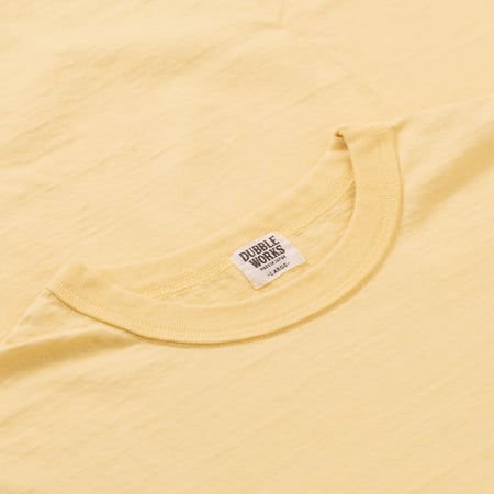 7.7oz Fallen Cotton S/S Tee Light Yellow