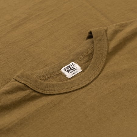 7.7oz Fallen Cotton S/S Tee Khaki