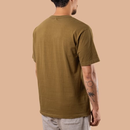 7.7oz Fallen Cotton S/S Tee Khaki