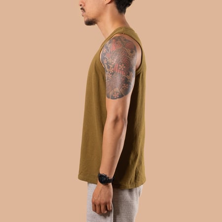 Basic Tank Top Khaki