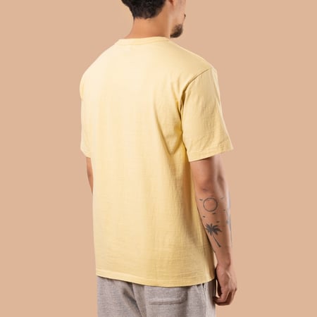 7.7oz Fallen Cotton S/S Tee Light Yellow